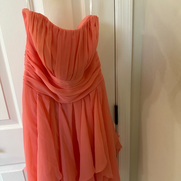 Davids bridal peach dress - Picture 1 of 3